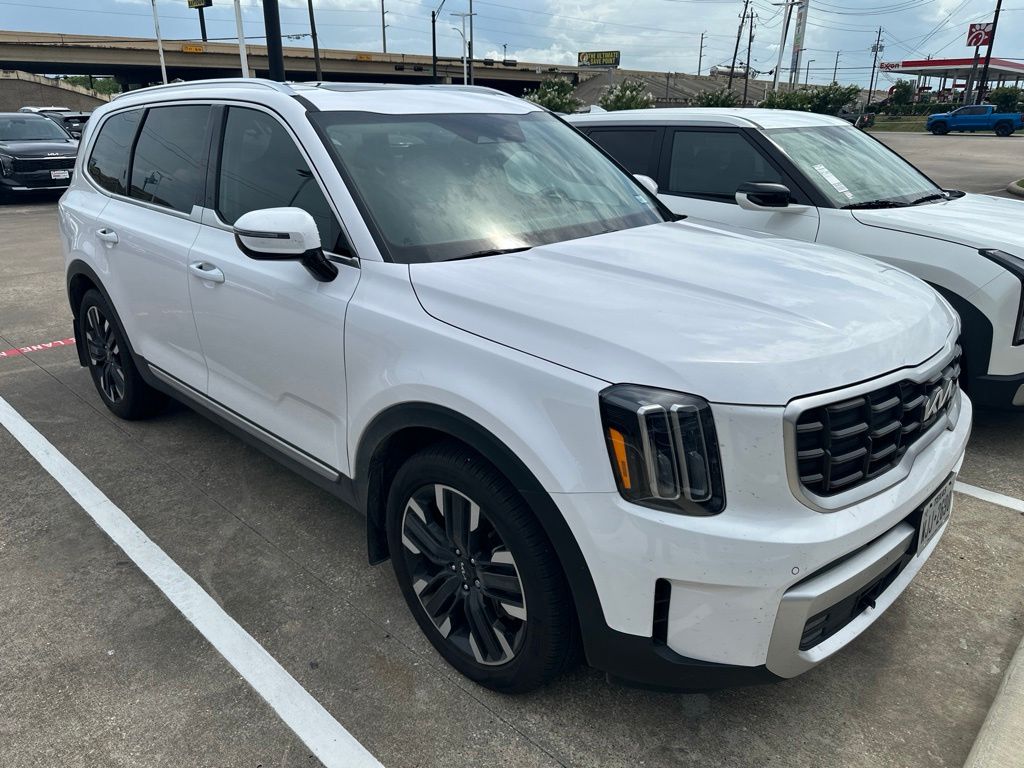 2025 Kia Telluride SX White at South Houston Nissan
