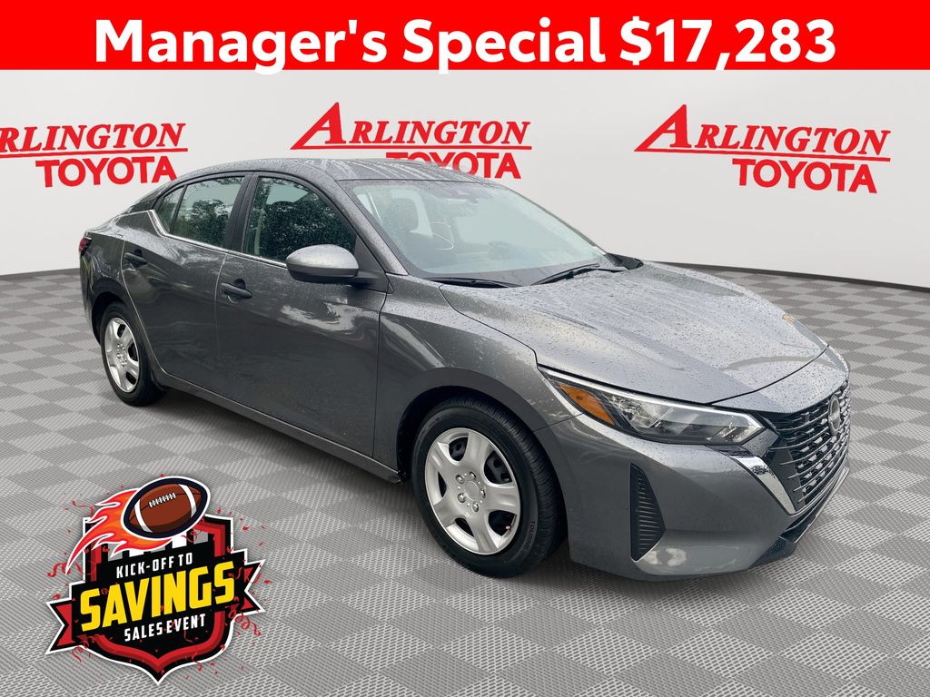 Gray (Gun Metallic) 2025 Nissan Sentra Sedan Front-Wheel Drive Continuously Variable Transmission