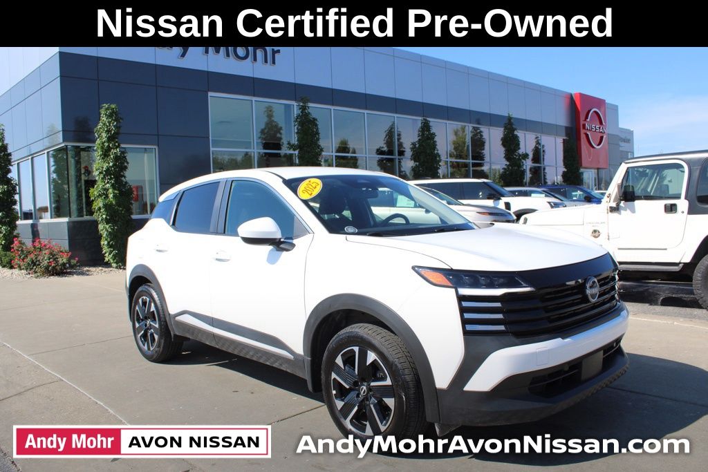 White (Fresh Powder) 2025 Nissan Kicks SUV / Crossover All-Wheel Drive Continuously Variable Transmission
