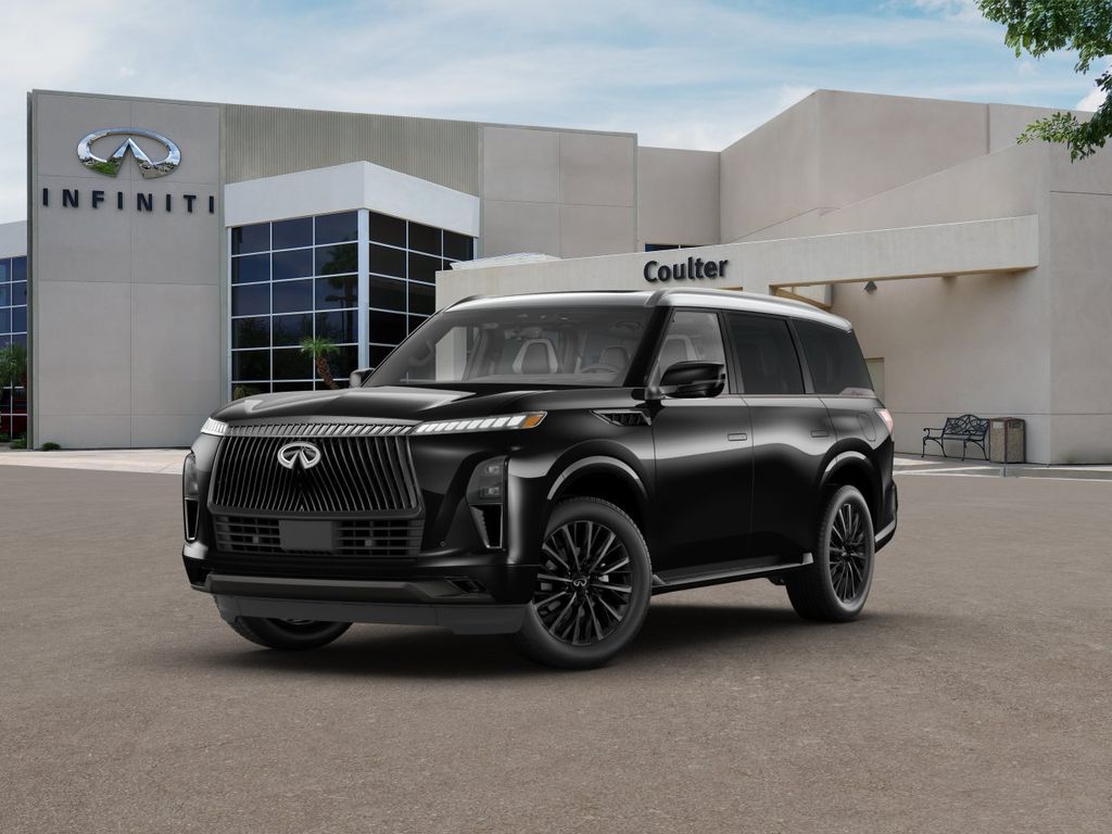 Gray 2027 INFINITI QX80 SUV / Crossover All-Wheel Drive 9-Speed Automatic Overdrive