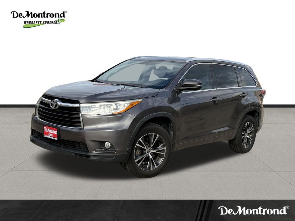 2016 Toyota Highlander XLE V6 Gray at DeMontrond Automotive Group