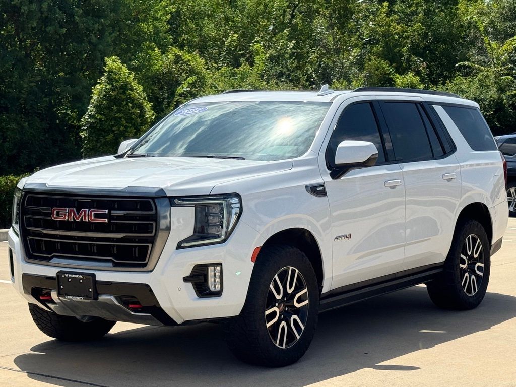 2022 GMC Yukon AT4 White at Big Star Chrysler Jeep Dodge Ram 