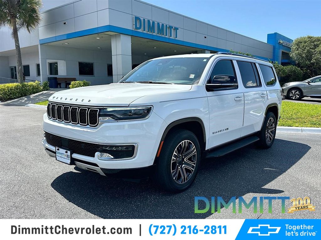 Bright White Clearcoat 2024 Jeep Wagoneer Series II RWD SUV / Crossover 4X2 8-Speed Automatic