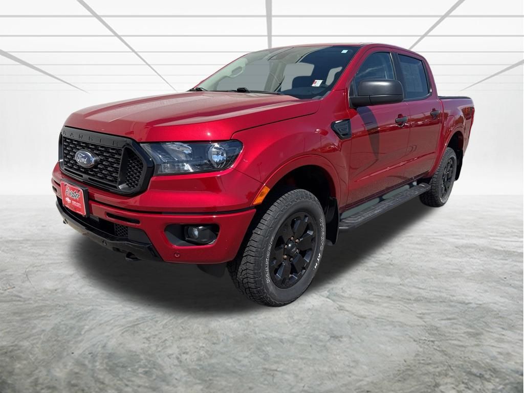 Red Metallic 2020 Ford Ranger XLT SuperCrew 4WD Pickup Truck Four-Wheel Drive Automatic
