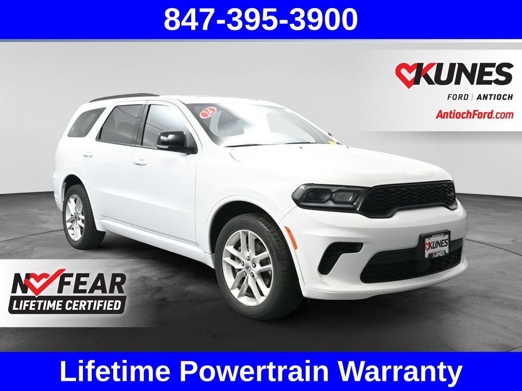White Knuckle Clearcoat 2024 Dodge Durango SUV / Crossover All-Wheel Drive 8-Speed Automatic