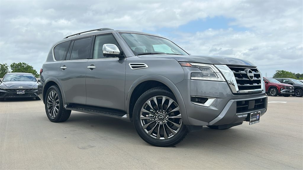 2024 Nissan Armada Platinum Gray at DeMontrond Ford