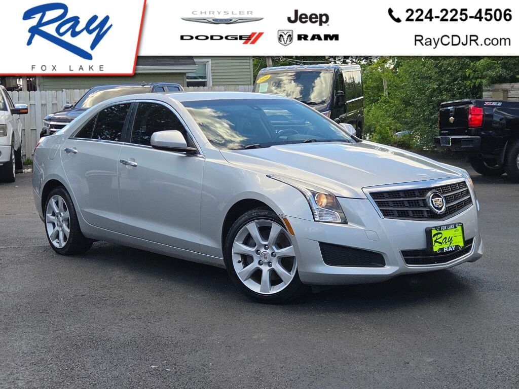 Radiant Silver Metallic 2014 Cadillac ATS 2.0T AWD Sedan All-Wheel Drive 6-Speed Automatic