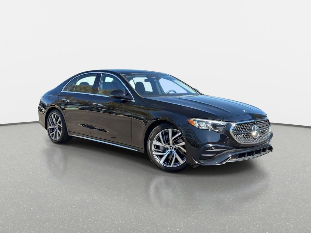 Black 2025 Mercedes-Benz E-Class E 350 RWD Sedan Rear-Wheel Drive Automatic