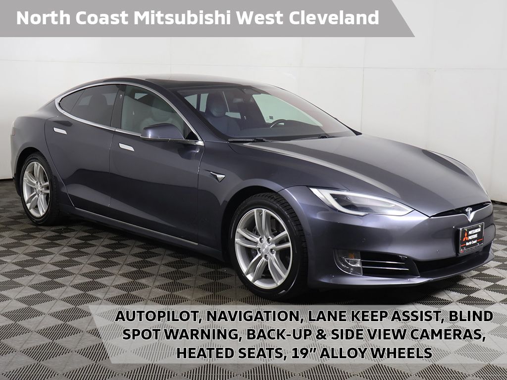 Silver Metallic 2017 Tesla Model S Sedan All-Wheel Drive 1-Speed Automatic