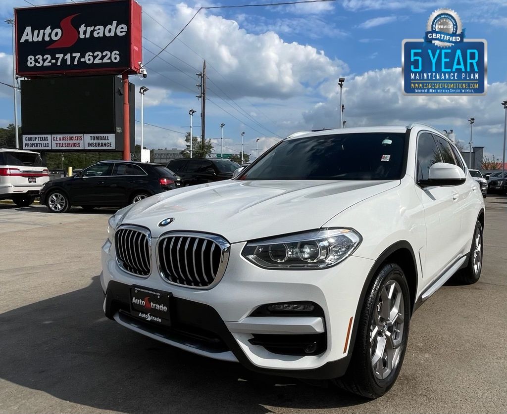 2021 BMW X3 sDrive30i White at DeMontrond Mazda