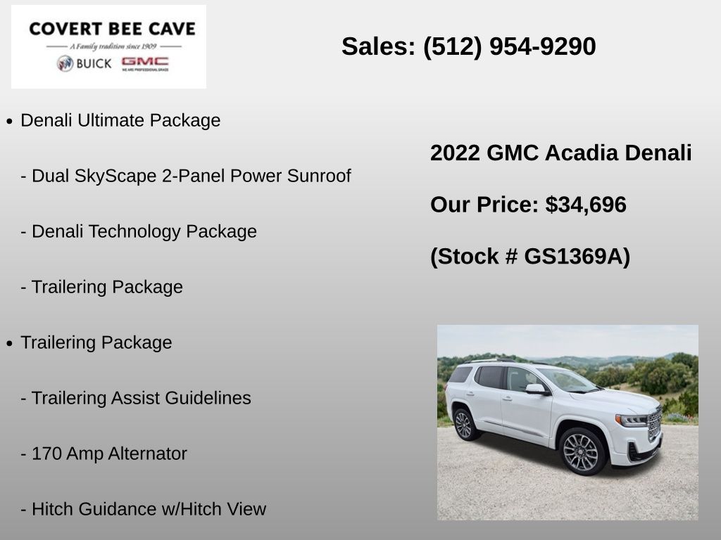 Used 2022 White GMC Denali image 12