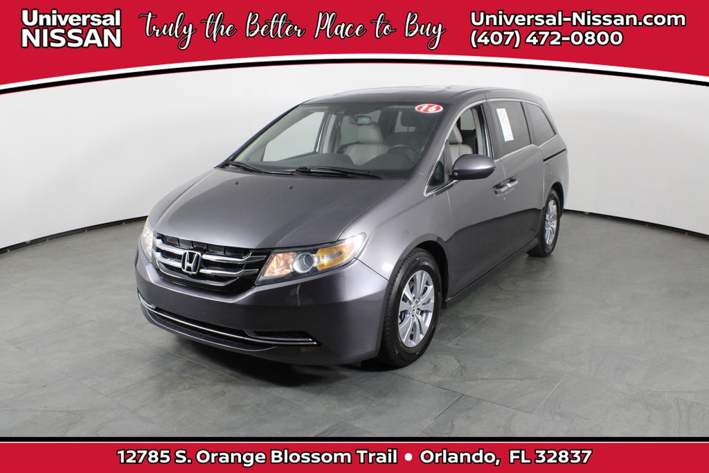 Lunar Silver Metallic 2016 Honda Odyssey Minivan Front-Wheel Drive 6-Speed Automatic