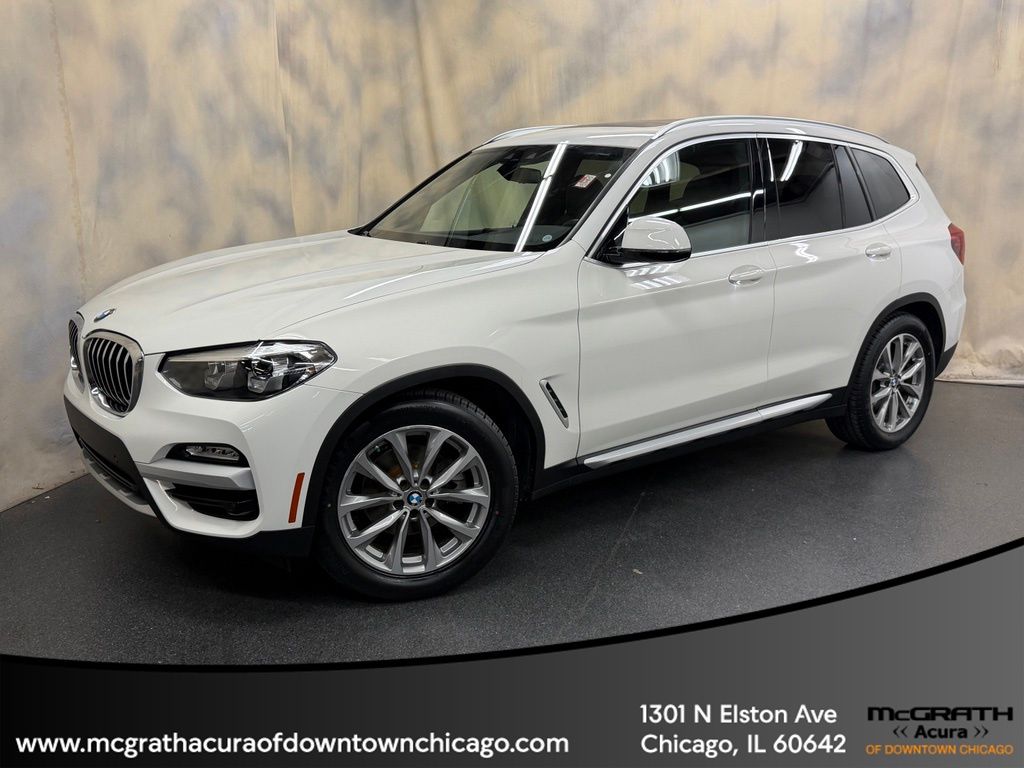 Alpine White 2019 BMW X3 SUV / Crossover Rear-Wheel Drive 8-Speed Automatic