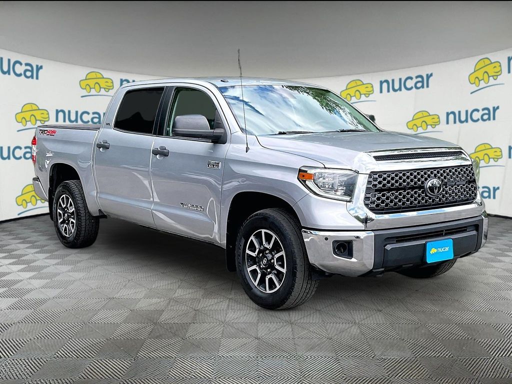 Silver Sky Metallic 2018 Toyota Tundra Pickup Truck Four-Wheel Drive 6-Speed Automatic Overdrive