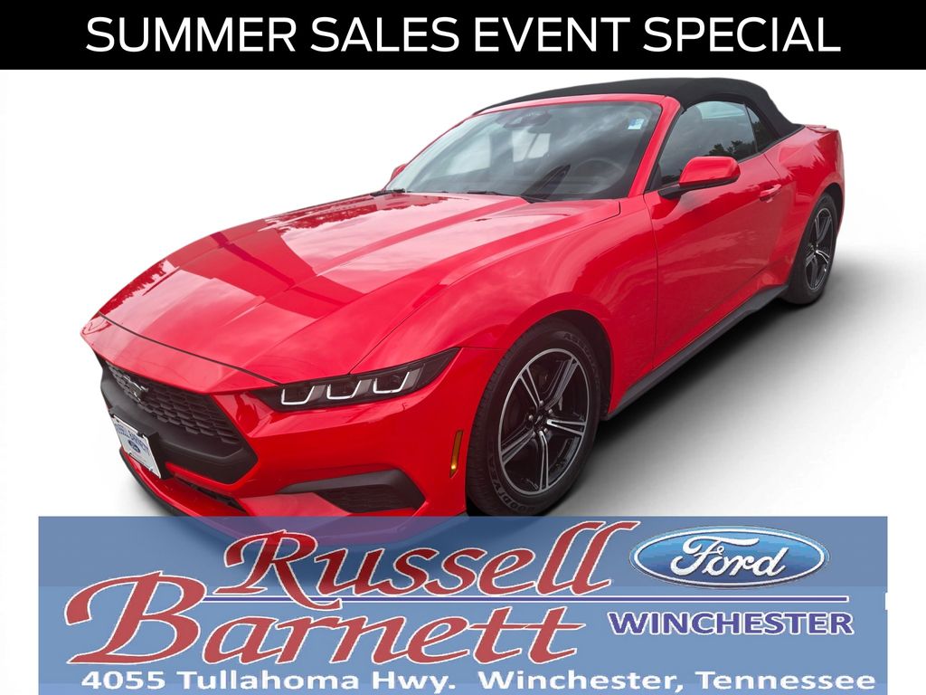 Race Red 2025 Ford Mustang Convertible Rear-Wheel Drive Automatic