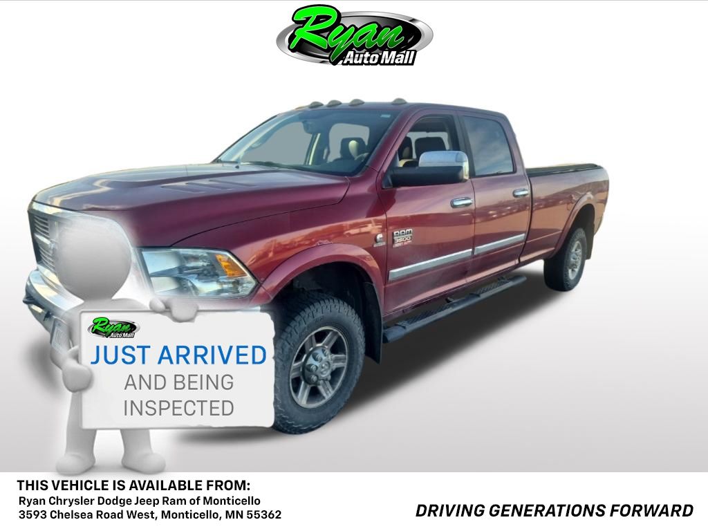 2012 RAM 3500 Laramie Longhorn Crew Cab 8 ft. Bed 4WD
