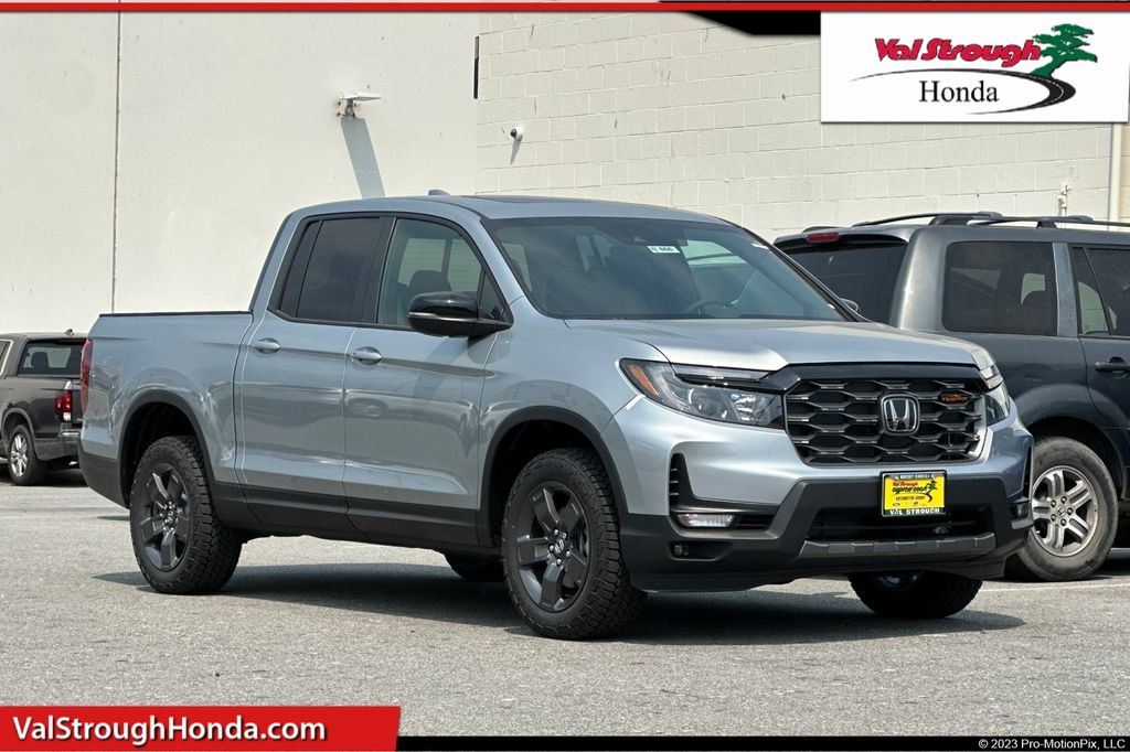 Solar Silver Metallic 2026 Honda Ridgeline Pickup Truck All-Wheel Drive 9-Speed Automatic