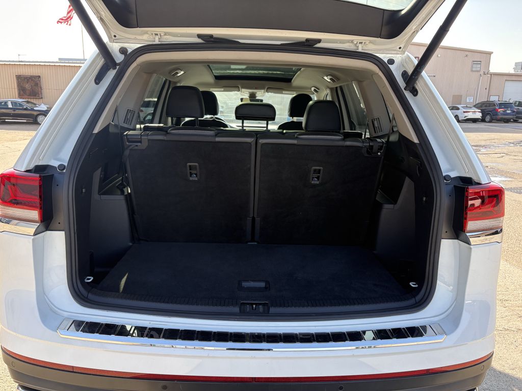 2021 Volkswagen Atlas SEL White at DeMontrond Mazda