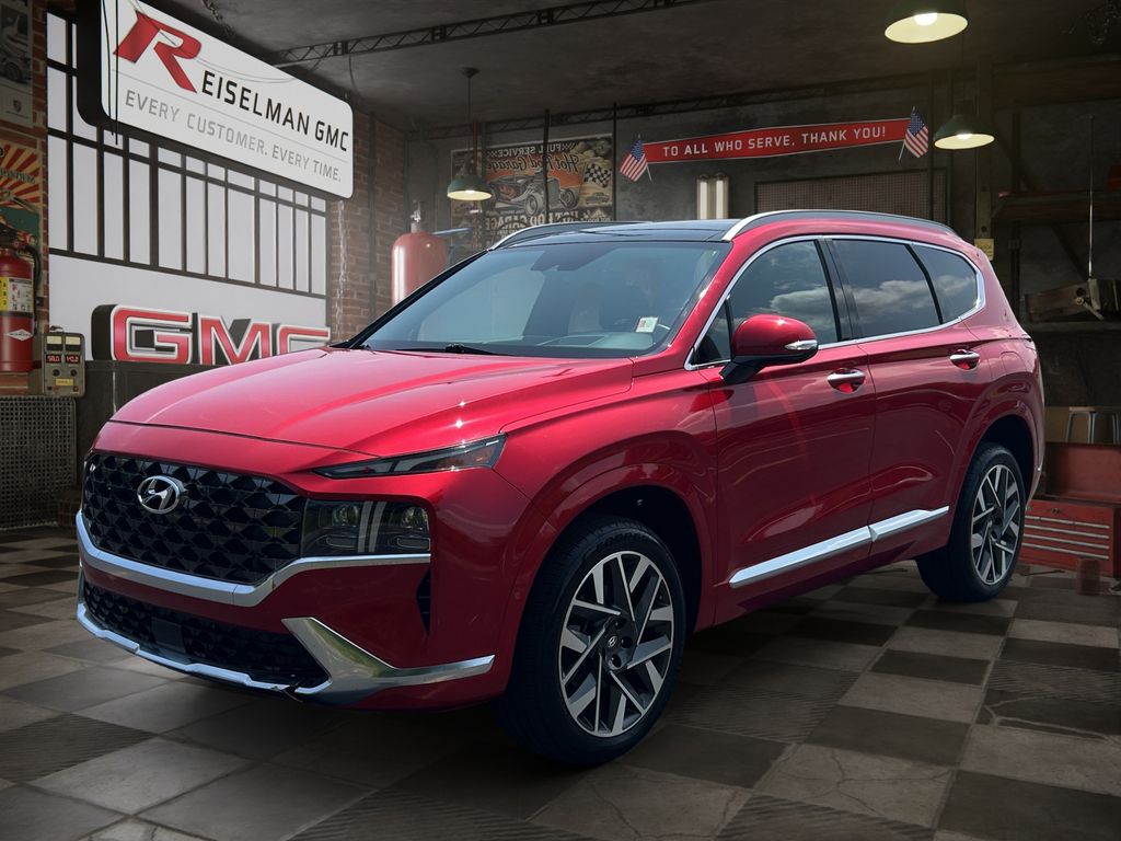 Calypso Red 2023 Hyundai Santa Fe SUV / Crossover All-Wheel Drive Automatic