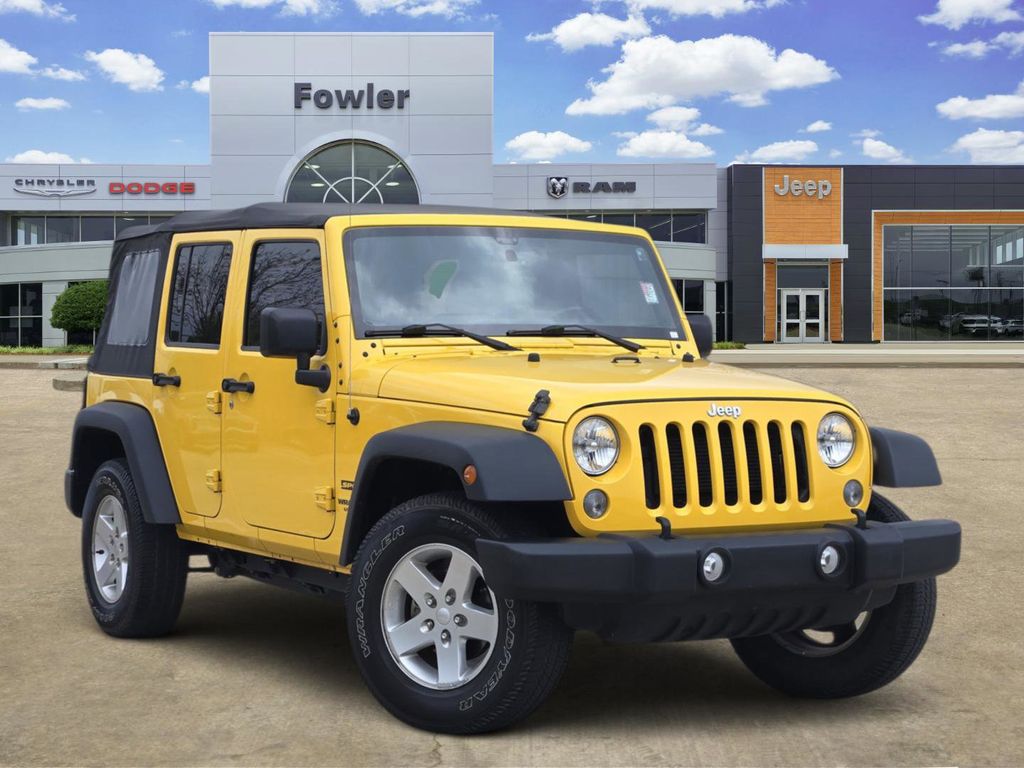 Baja Yellow Clearcoat 2015 Jeep Wrangler Unlimited Sport 4WD SUV / Crossover Four-Wheel Drive 5-Speed Automatic