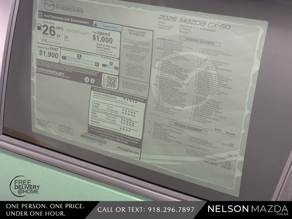 New 2026 Green Mazda 2.5 S Preferred image 16