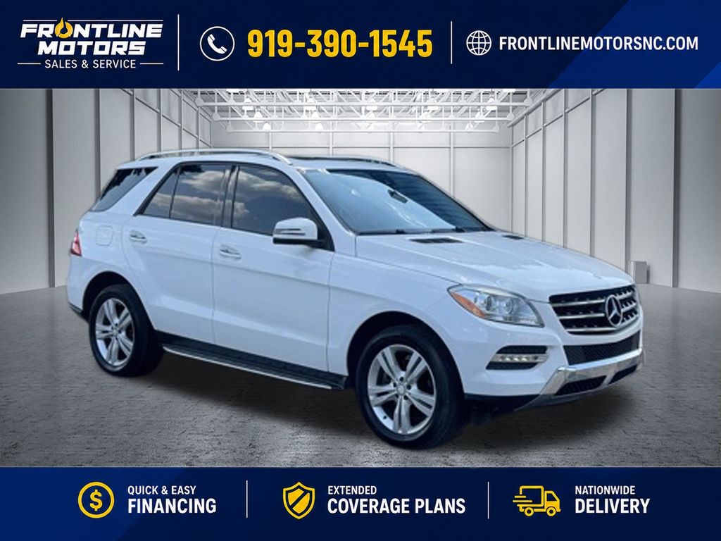 Polar White 2015 Mercedes-Benz M-Class SUV / Crossover All-Wheel Drive 7-Speed Automatic