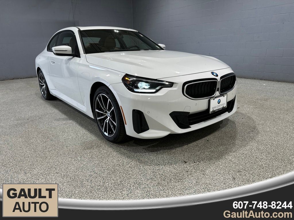 Alpine White 2025 BMW 2 Series Coupe All-Wheel Drive 8-Speed Automatic