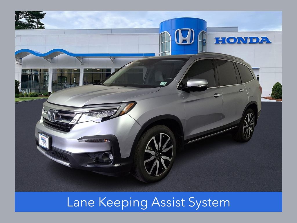Silver 2022 Honda Pilot Elite AWD SUV / Crossover All-Wheel Drive 9-Speed Automatic
