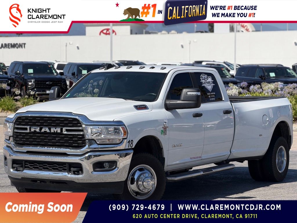 Bright White Clearcoat 2024 RAM 3500 Pickup Truck Four-Wheel Drive 6-Speed Automatic