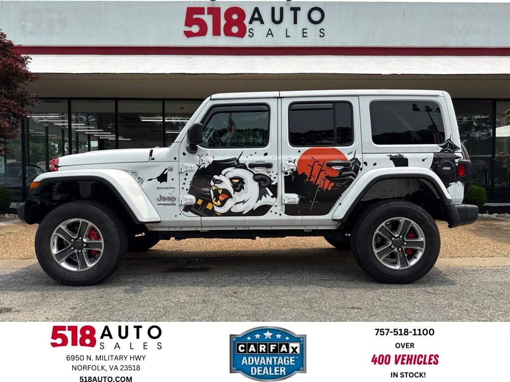 Bright White Clearcoat 2021 Jeep Wrangler SUV / Crossover Four-Wheel Drive 8-Speed Automatic