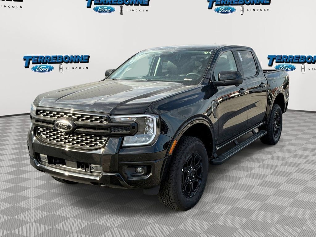 Shadow Black 2026 Ford Ranger Pickup Truck Four-Wheel Drive Automatic