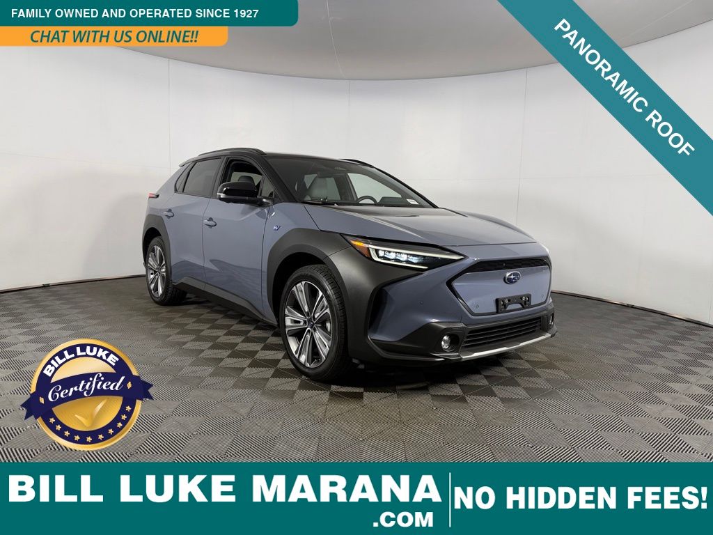 Harbor Mist Gray Pearl 2023 Subaru Solterra Touring AWD SUV / Crossover All-Wheel Drive 1-Speed Automatic