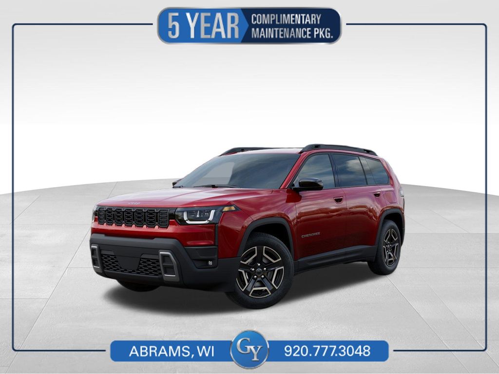 Red Hot Pearlcoat 2026 Jeep Cherokee Laredo 4WD SUV / Crossover Four-Wheel Drive Continuously Variable Transmission