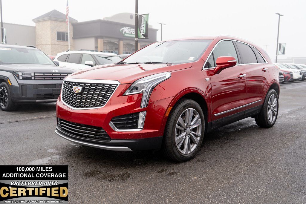 Radiant Red Tintcoat 2024 Cadillac XT5 SUV / Crossover Four-Wheel Drive 9-Speed Automatic