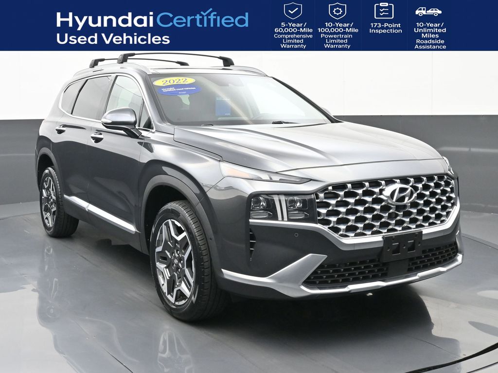 Gray 2022 Hyundai Santa Fe Limited AWD SUV / Crossover All-Wheel Drive Automatic
