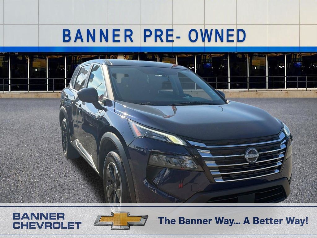 Deep Ocean Blue Pearl 2025 Nissan Rogue SUV / Crossover Front-Wheel Drive Continuously Variable Transmission