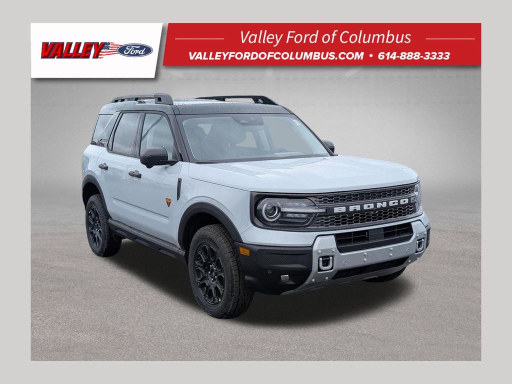 White Metallic 2026 Ford Bronco Sport SUV / Crossover All-Wheel Drive 8-Speed Automatic