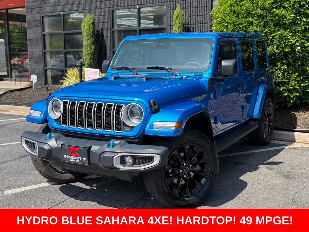 Hydro Blue Pearl Coat 2024 Jeep Wrangler 4xe SUV / Crossover Four-Wheel Drive 8-Speed Automatic