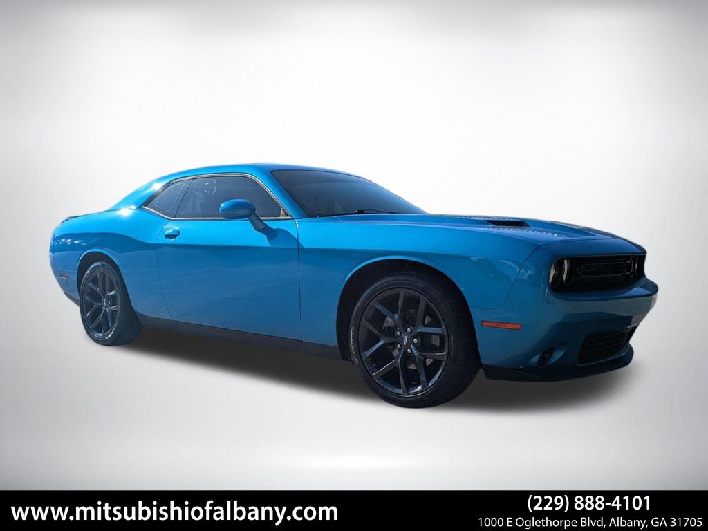 Blue Pearl 2023 Dodge Challenger Coupe Rear-Wheel Drive 8-Speed Automatic