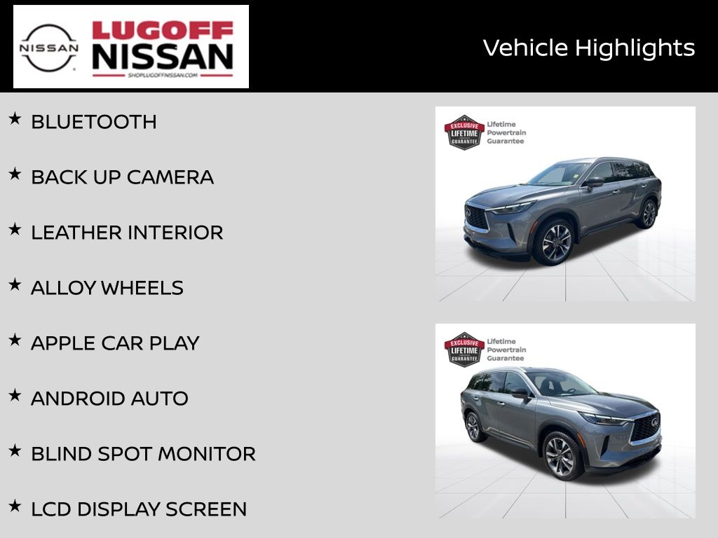 2023 INFINITI QX60 LUXE Gray at Lugoff Nissan