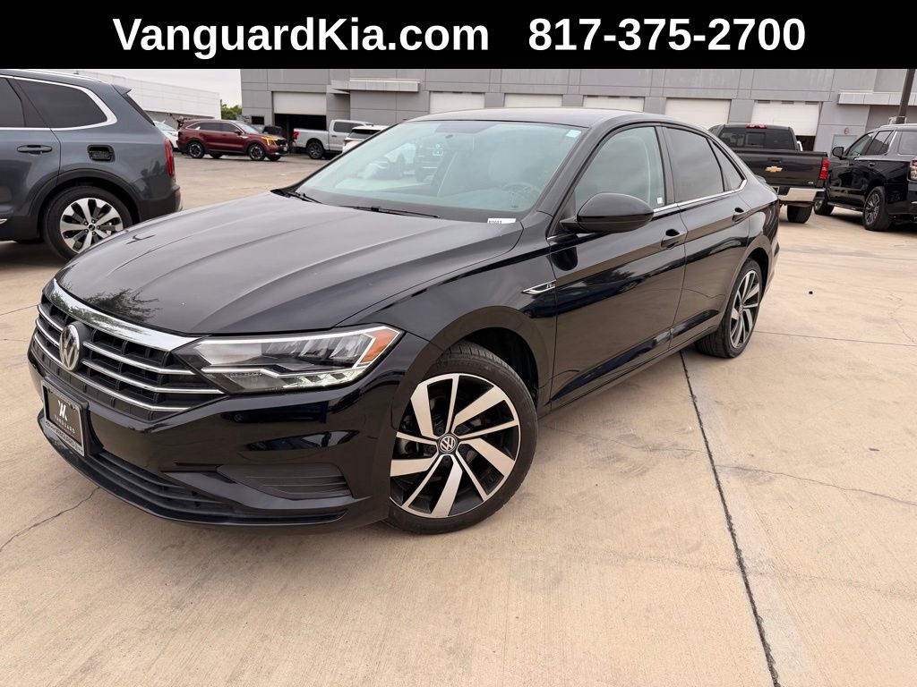 Black 2021 Volkswagen Jetta S FWD Sedan Front-Wheel Drive 8-Speed Automatic