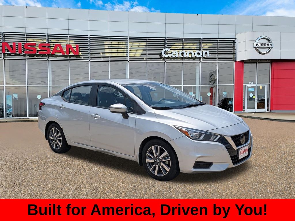 Brilliant Silver Metallic 2020 Nissan Versa Sedan Front-Wheel Drive Continuously Variable Transmission