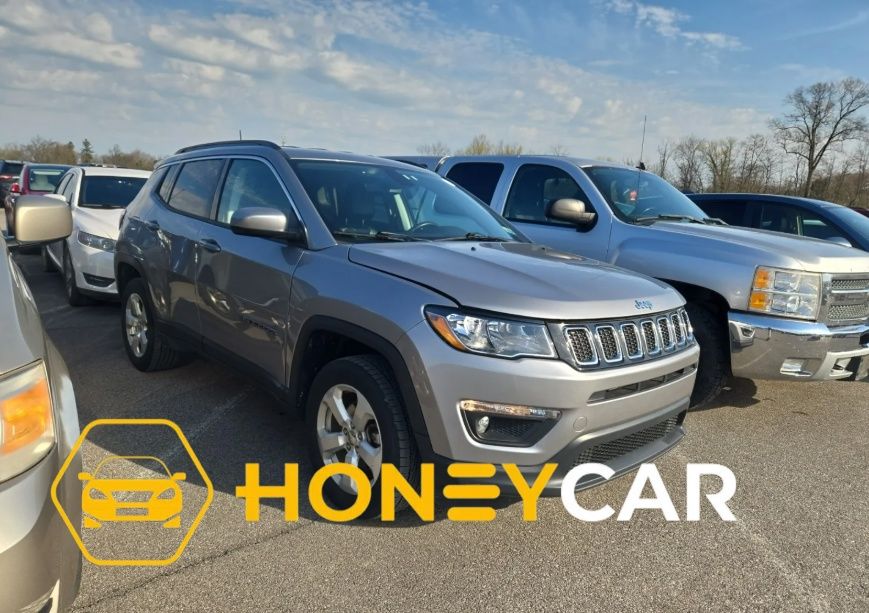 Billet Silver Metallic Clearcoat 2020 Jeep Compass Latitude 4WD SUV / Crossover Four-Wheel Drive 9-Speed Automatic