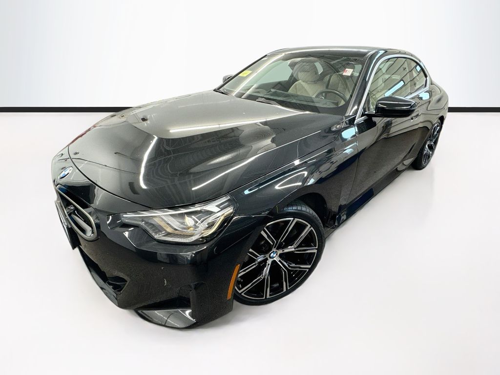Black Sapphire Metallic 2023 BMW 2 Series Coupe All-Wheel Drive 8-Speed Automatic