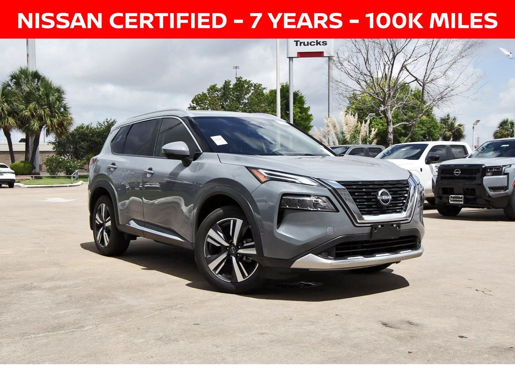 Boulder Gray 2022 Nissan Rogue SUV / Crossover Front-Wheel Drive Continuously Variable Transmission