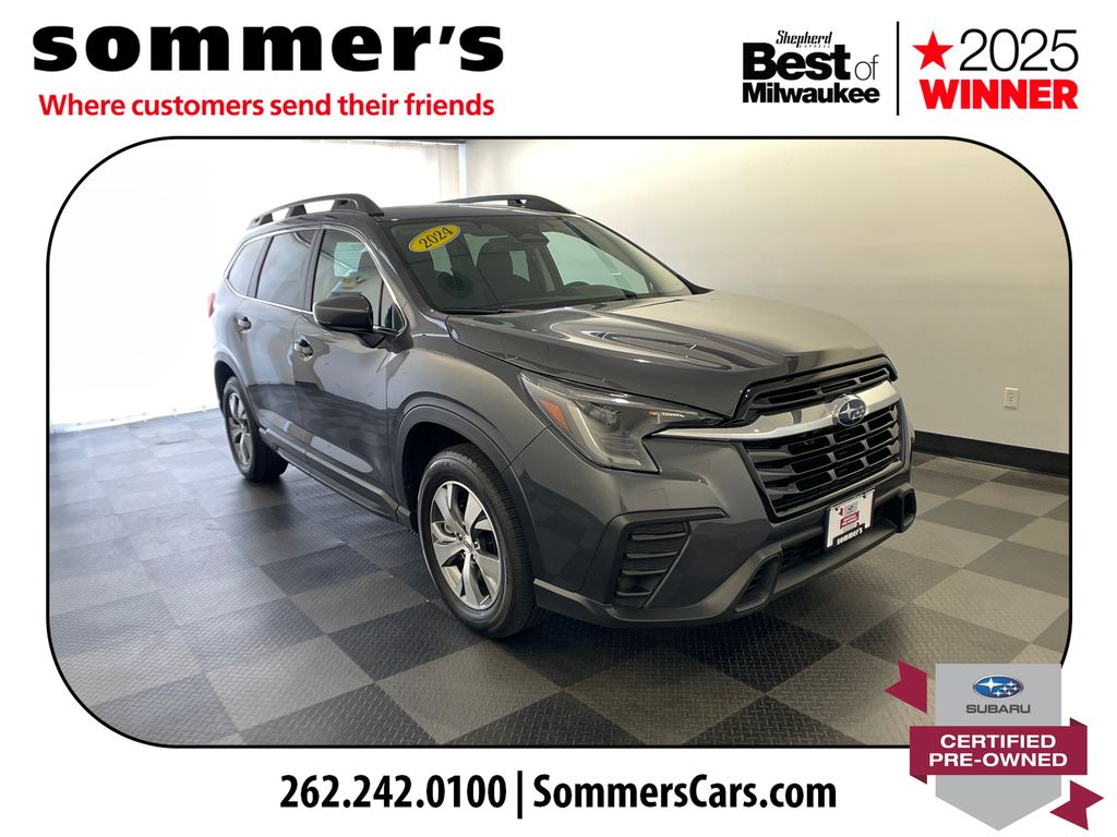 Magnetite Gray Metallic 2024 Subaru Ascent SUV / Crossover All-Wheel Drive Continuously Variable Transmission