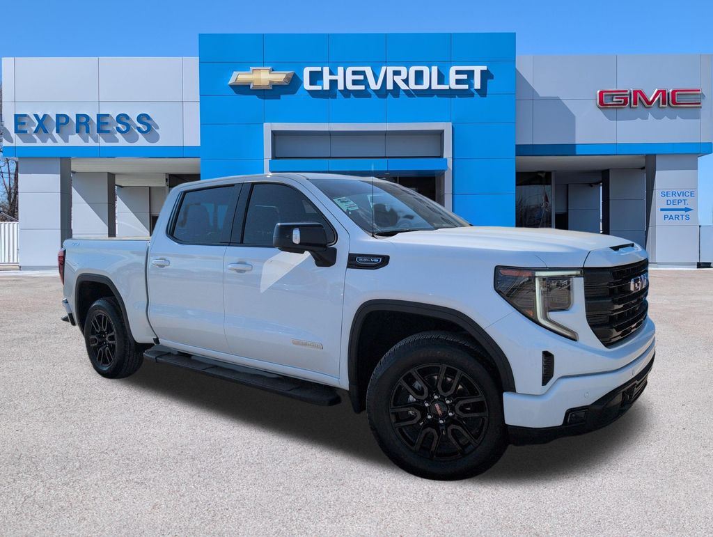 Summit White 2024 GMC Sierra 1500 Pickup Truck Four-Wheel Drive Automatic