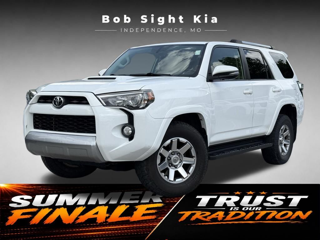 Super White 2016 Toyota 4Runner SUV / Crossover Four-Wheel Drive 5-Speed Automatic Overdrive