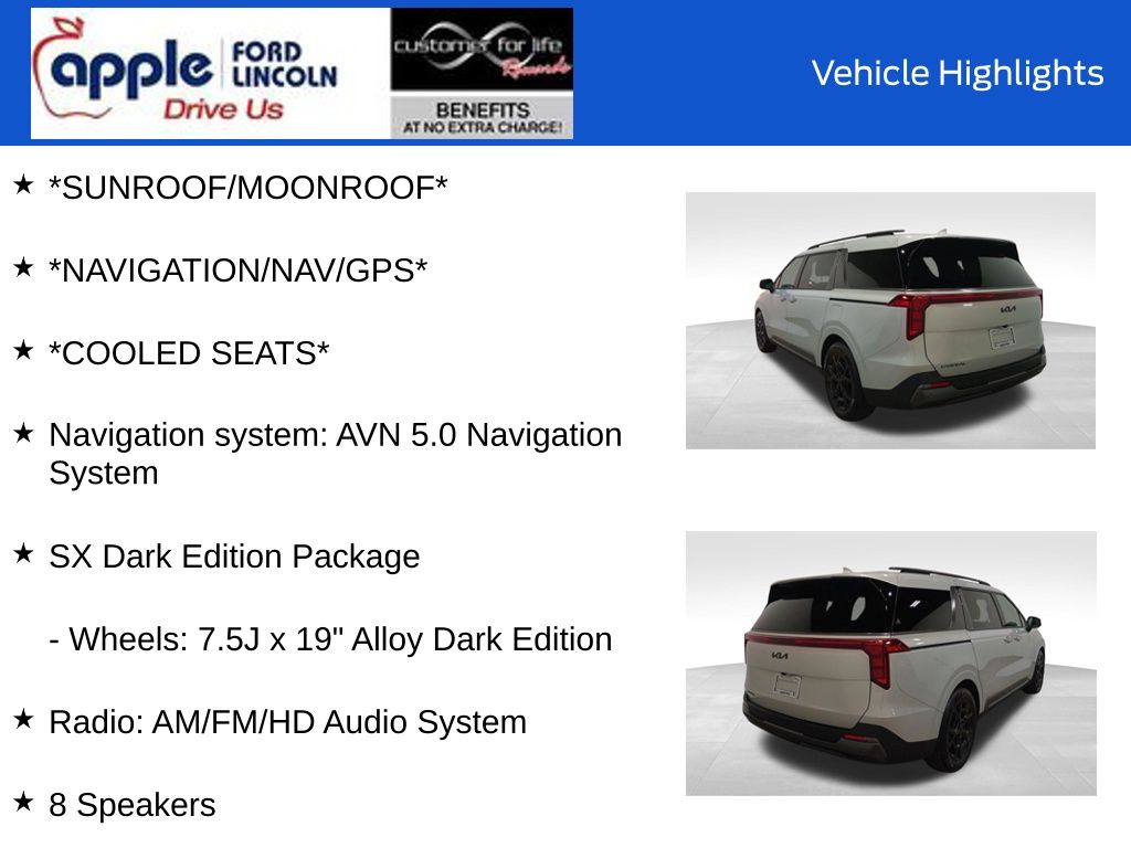 2025 Kia Carnival MPV SX