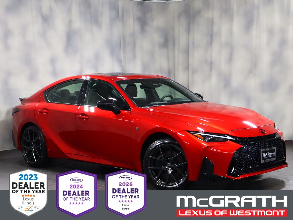 Infrared 2026 Lexus IS Sedan All-Wheel Drive 6-Speed Automatic